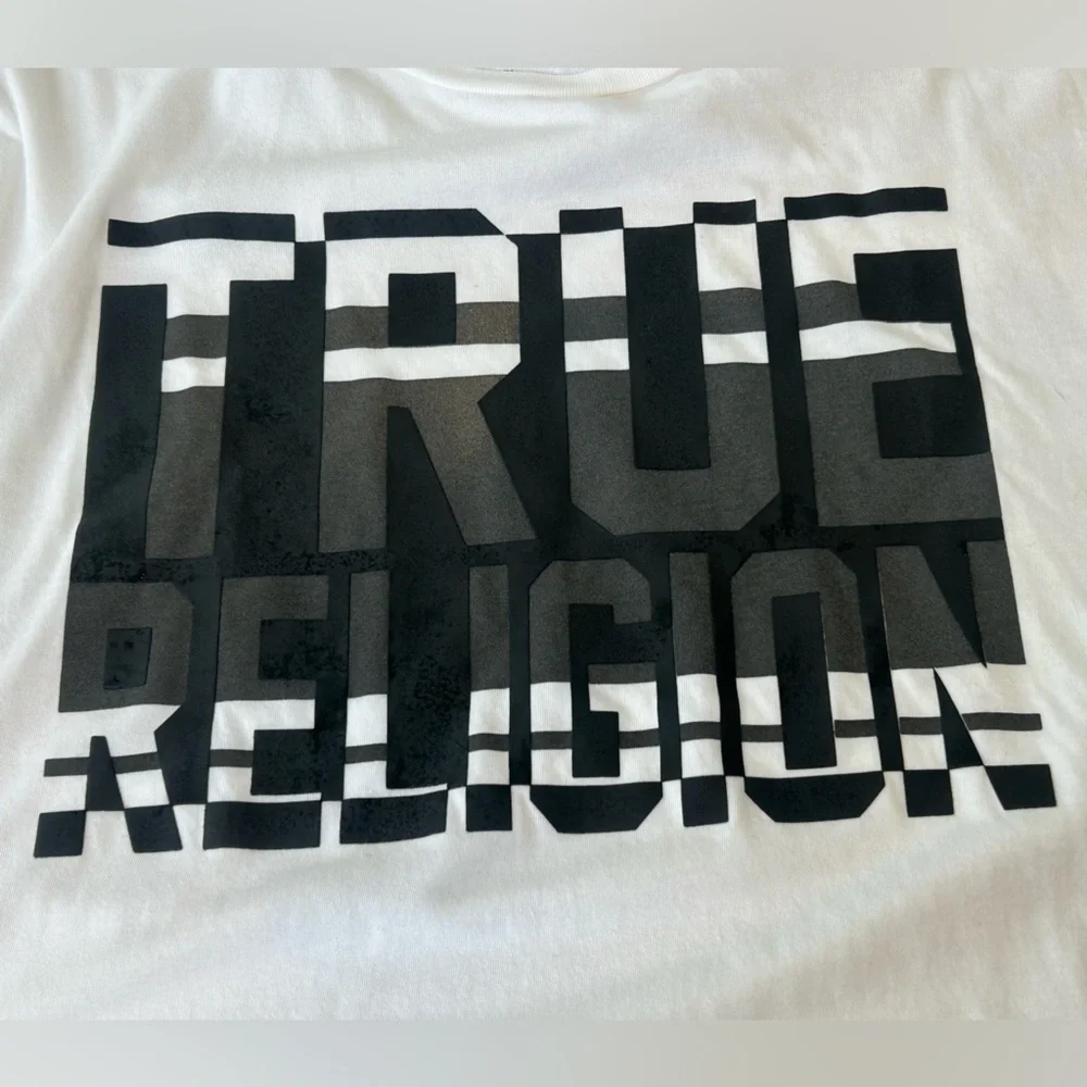 NWT True Religion Men's High Class Fade Graphic Shirt X-Large